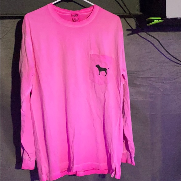 Pink long sleeve shirt